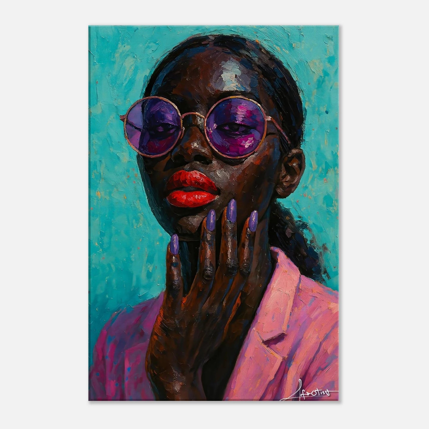 Schwarze Frauen Wandkunst | Moderne Wandkunst | Afrotist