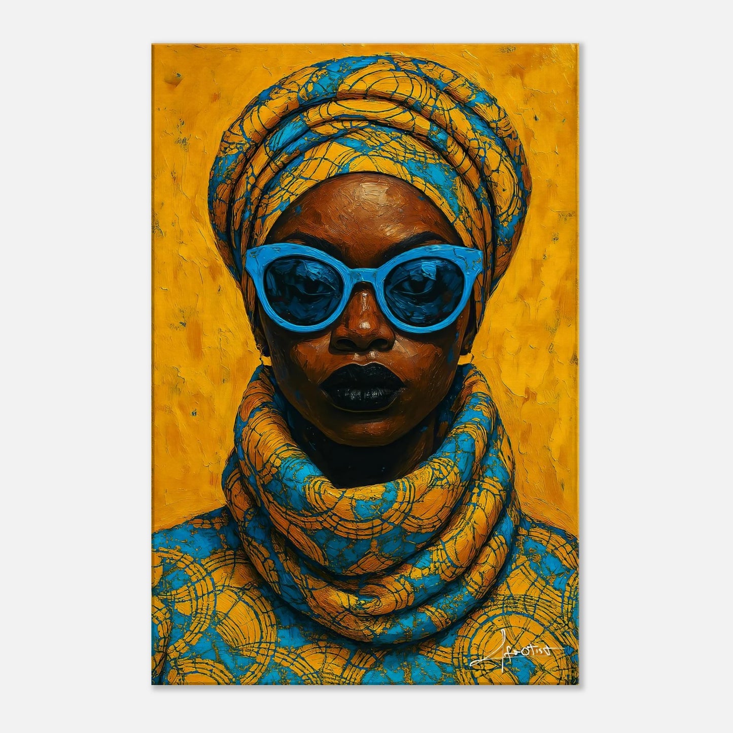 Afro-Modekunst | Afrikanischer Kunstdruck | Afrotist