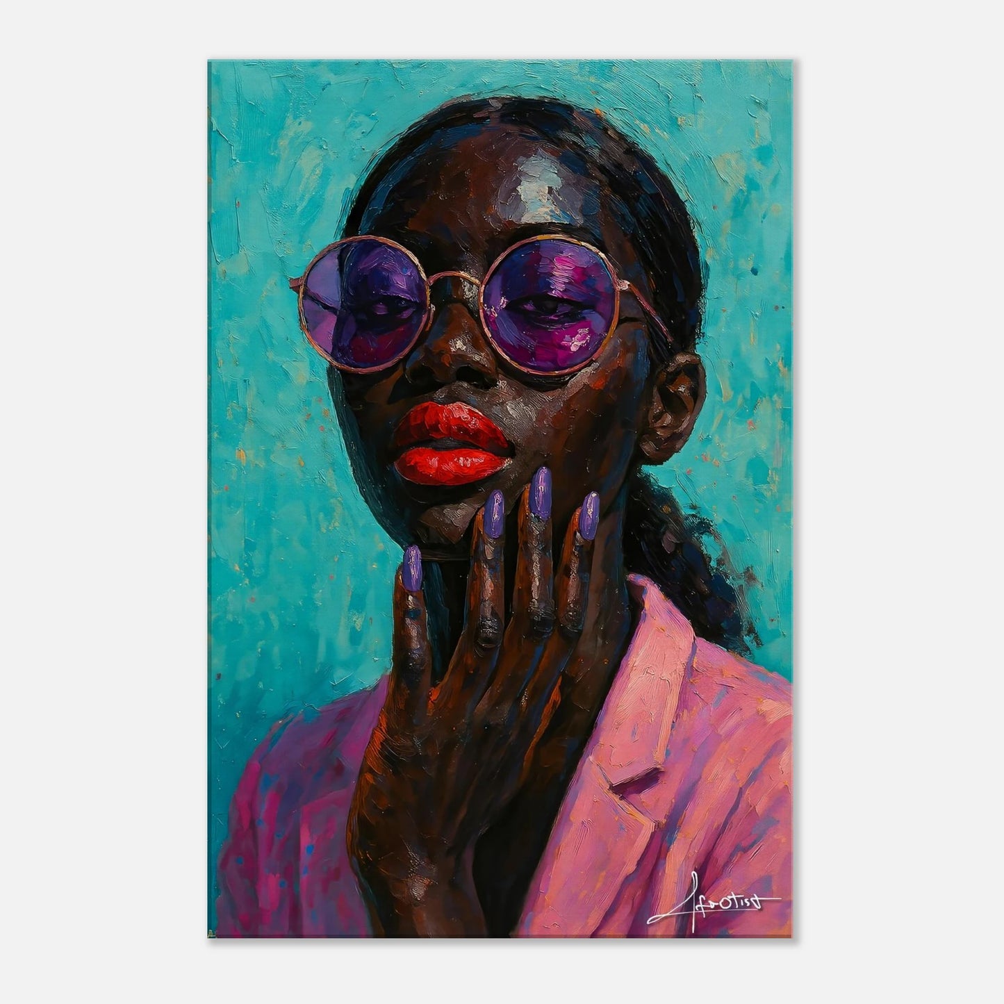 Schwarze Frauen Wandkunst | Moderne Wandkunst | Afrotist