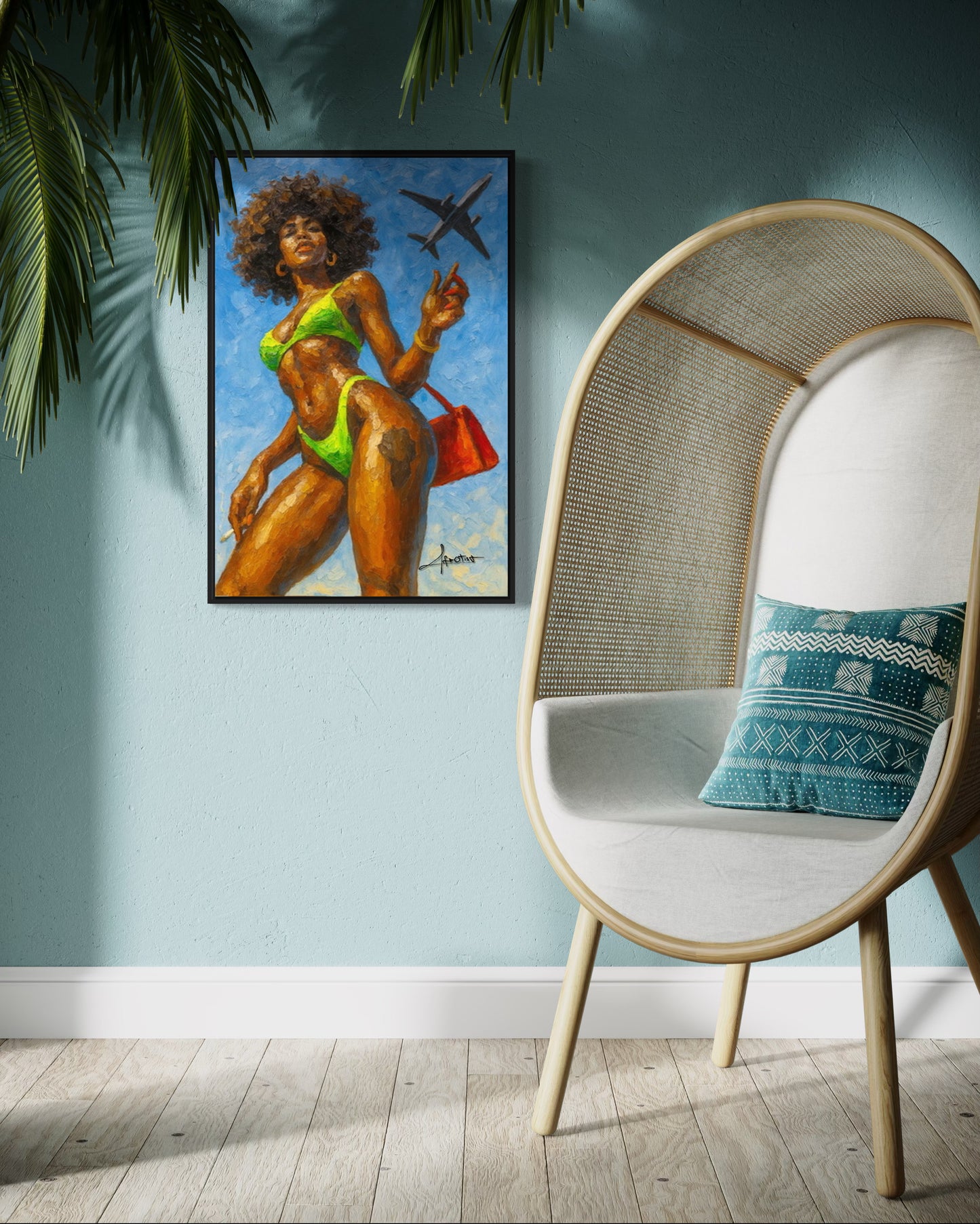 Catch Flights, Not Feelings – Feminine Power Art Print