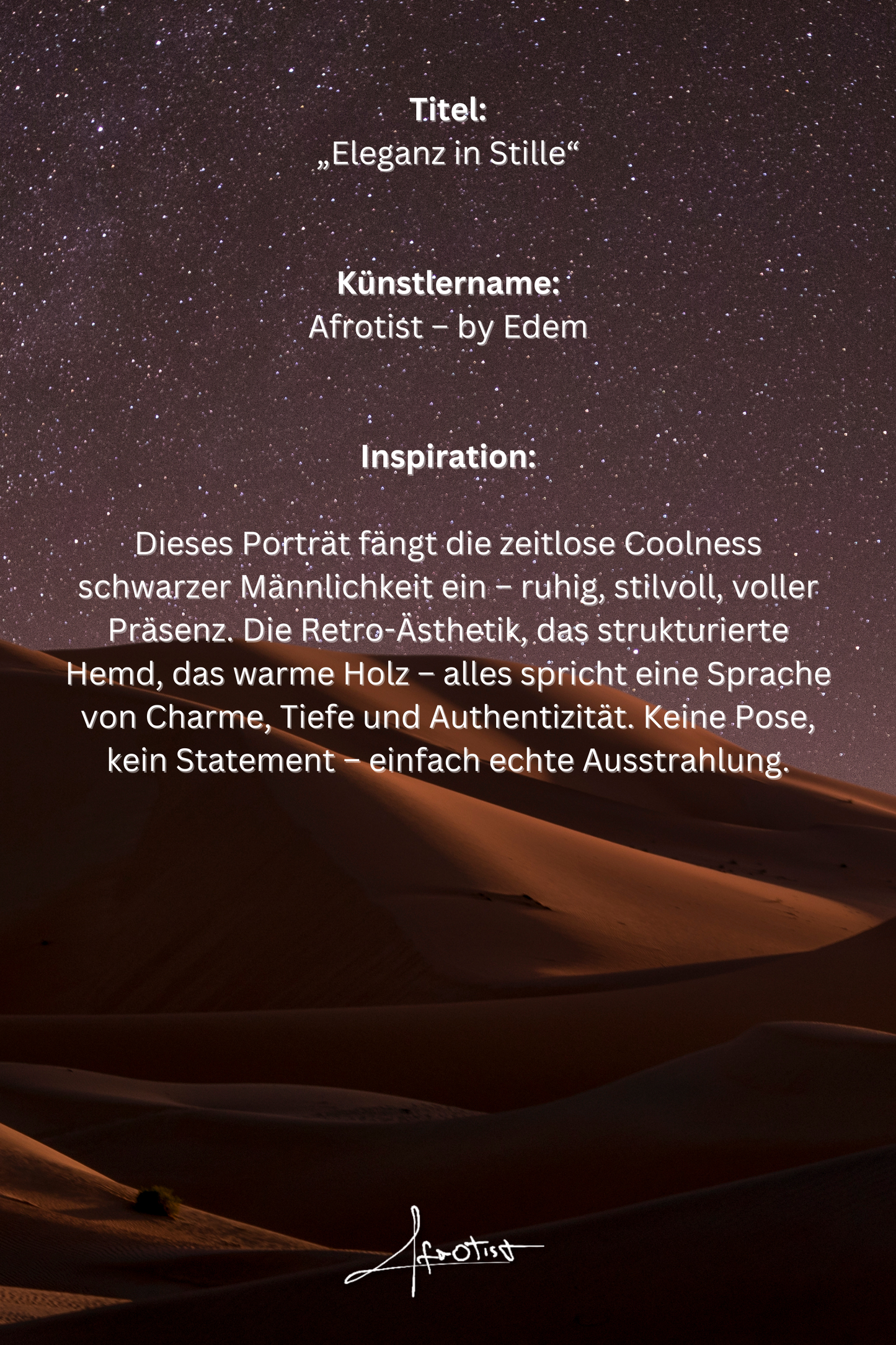 Eleganz in Stille – Retro-inspiriertes Männerporträt