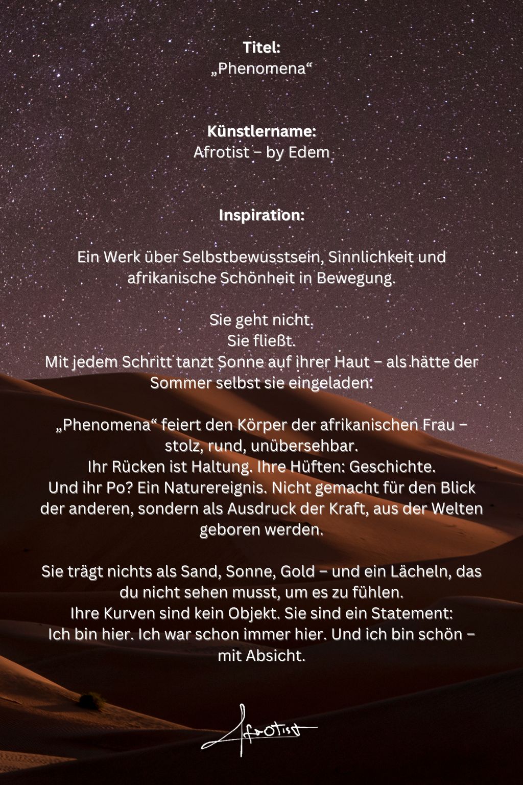 Phenomena – Afro-Körperkunst über kurvige Weiblichkeit & visuelles Empowerment