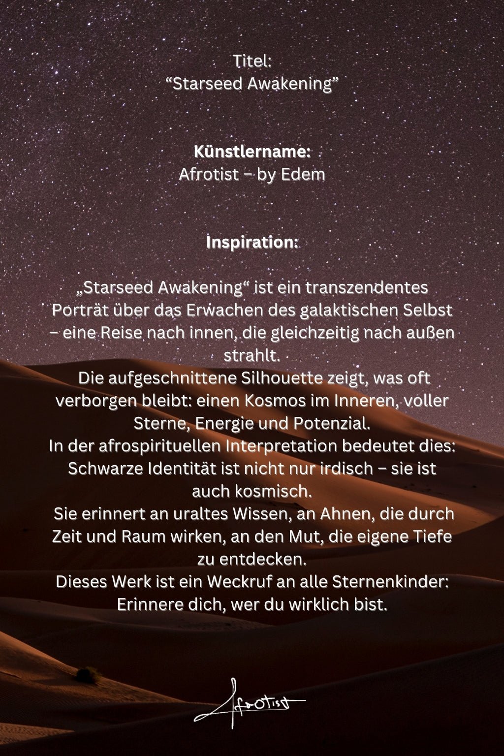 Starseed Awakening – Kosmisches Selbst & schwarze Tiefe