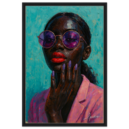 Schwarze Frauen Wandkunst | Moderne Wandkunst | Afrotist