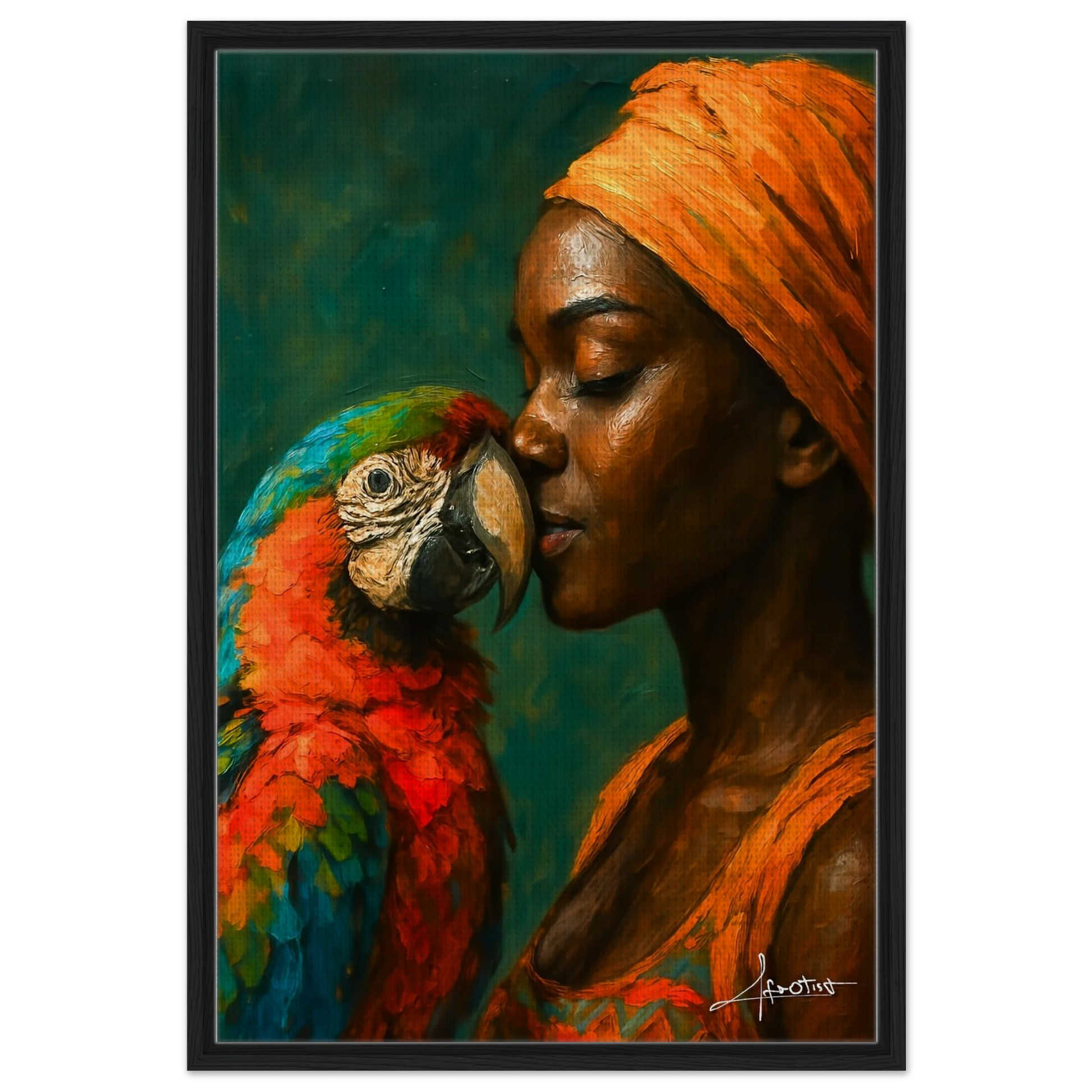 Kunst schwarzer Frauen | Frauen- und Naturkunst | Afrotist