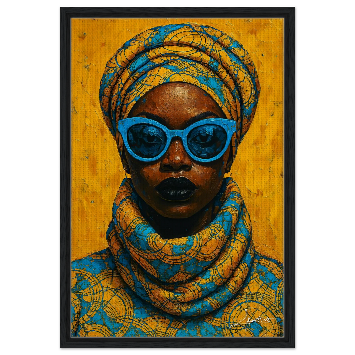Afro-Modekunst | Afrikanischer Kunstdruck | Afrotist
