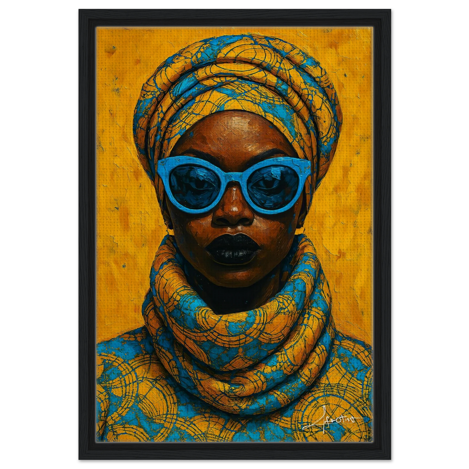 Afro-Modekunst | Afrikanischer Kunstdruck | Afrotist