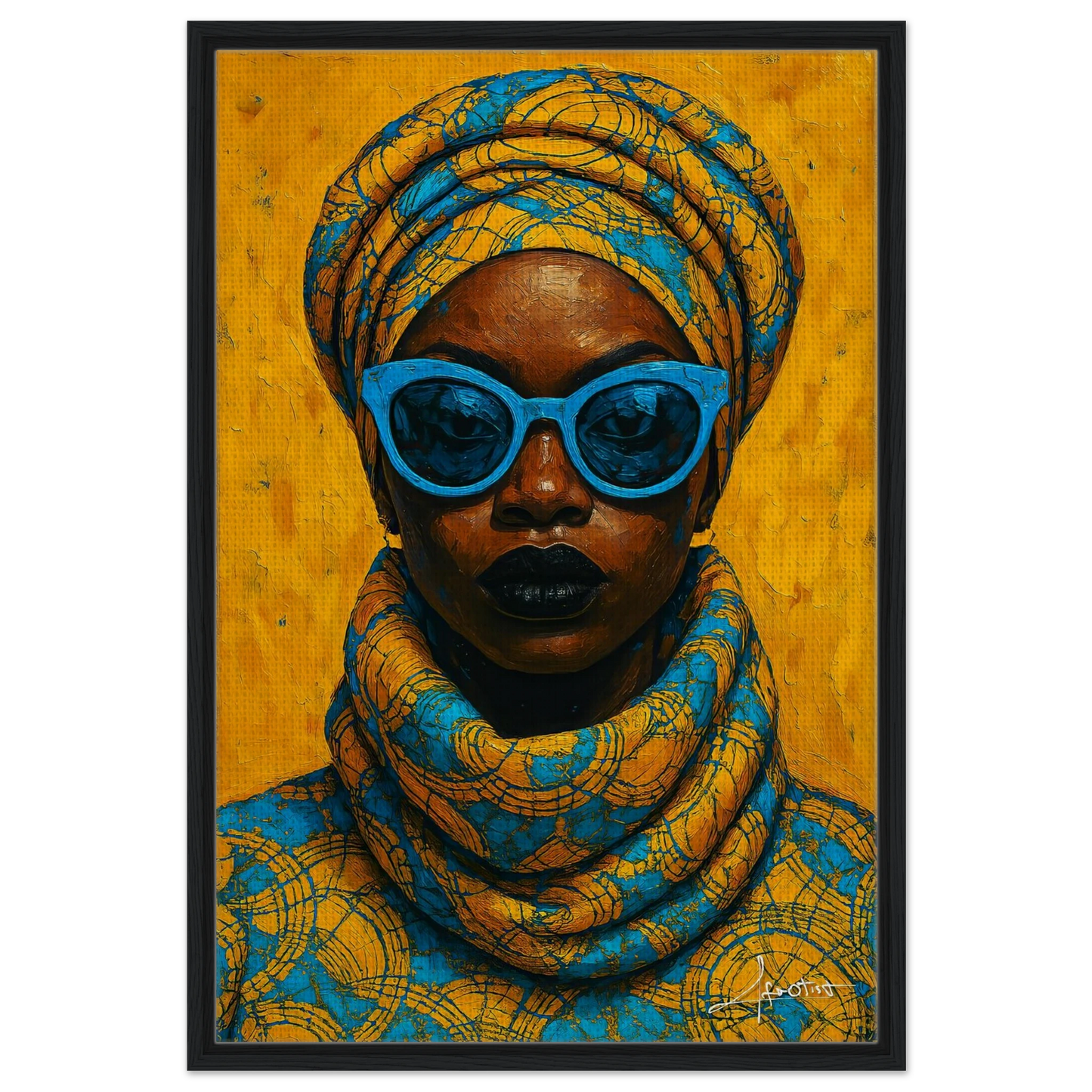 Afro-Modekunst | Afrikanischer Kunstdruck | Afrotist
