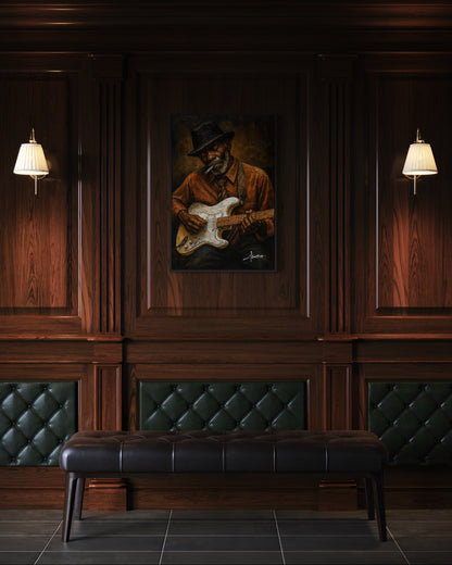 Black Man in America – Soulful Blues Art Print