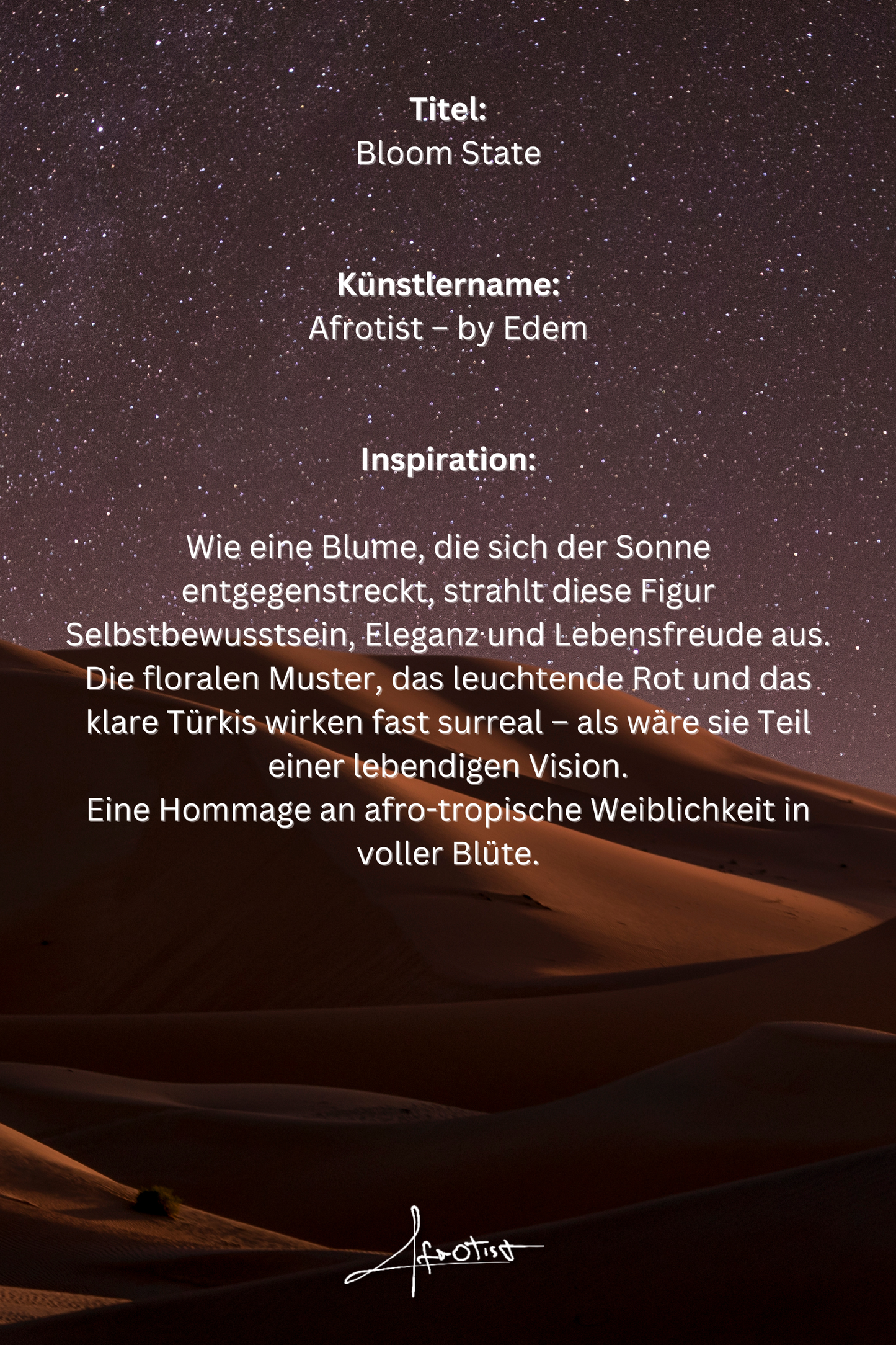 Bloom State – Afro-tropisches Kunstwerk als Kunstdruck
