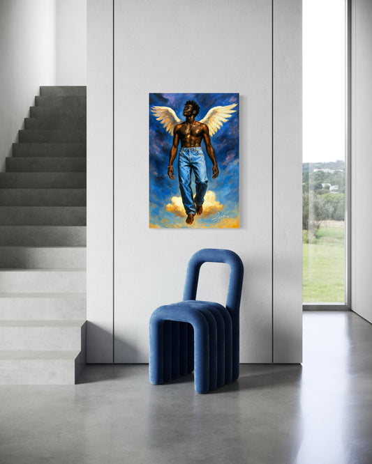Heaven Ain’t Ready – Schwarzer Engel trifft Spiritual Art