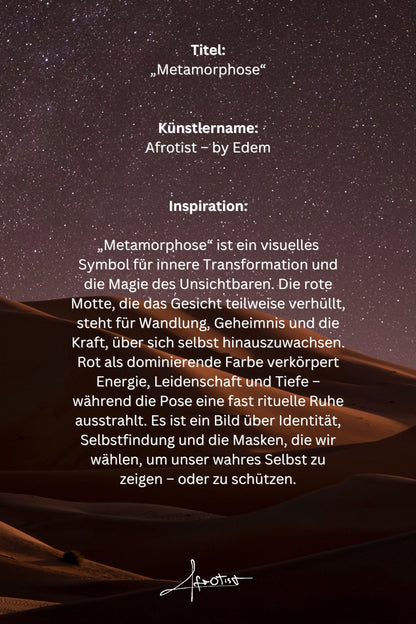 Metamorphose – Kunstwerk über Wandlung & Identität