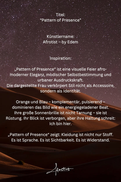 Pattern of Presence – Stil, Haltung & afro-visuelle Kraft