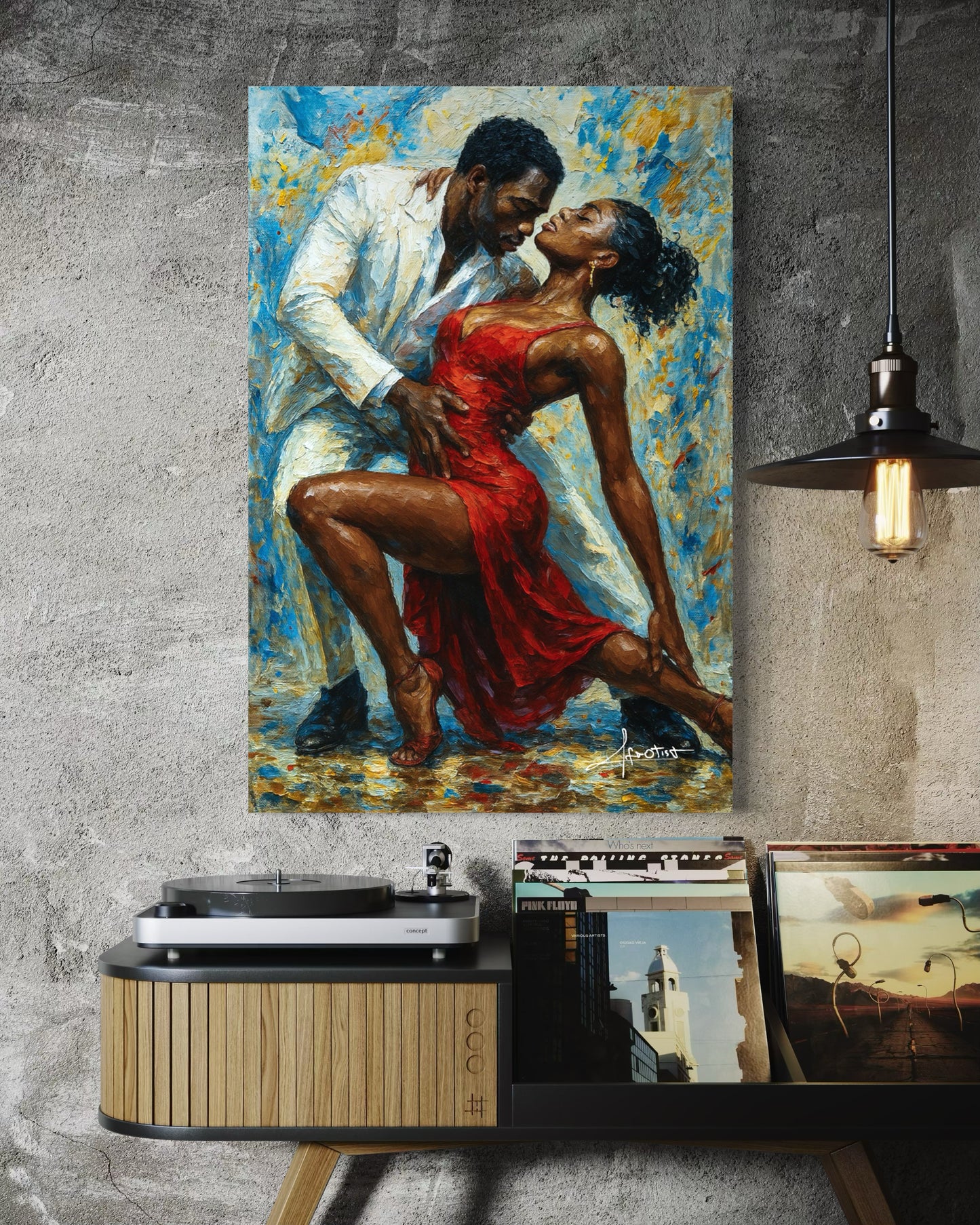 Slow Whine – Afrozentriertes Tanzporträt über Sinnlichkeit & magnetische Anziehung | Afrotist Kunstwerk