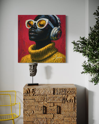 Sound of Self – Afro-Porträt über Musik, Rückzug & Selbstliebe | Afrotist Kunstwerk