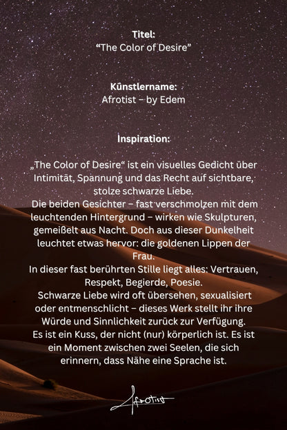 The Color of Desire – Intimität & schwarze Sinnlichkeit