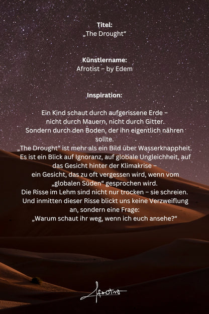 The Drought – Kunstwerk über Dürre, Klimaungleichheit & globale Ignoranz | Afrotist Kunstwerk