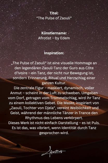 The Pulse of Zaouli – Tanz, Maske & afrikanischer Rhythmus