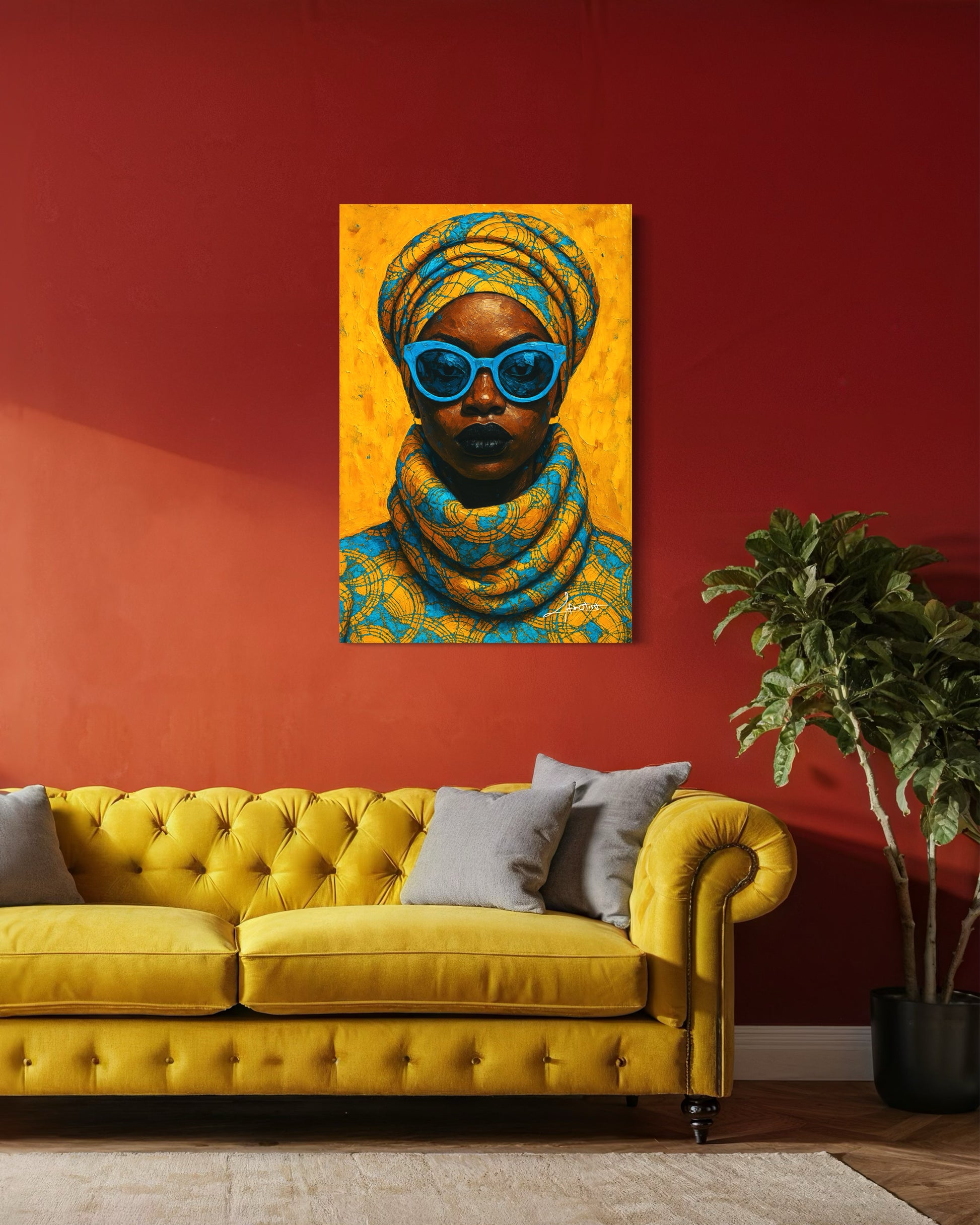 Afro-Modekunst | Afrikanischer Kunstdruck | Afrotist